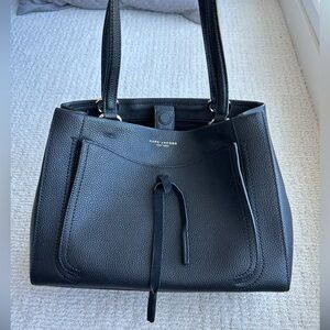 Marc Jacobs Black Pebbled Leather Handbag